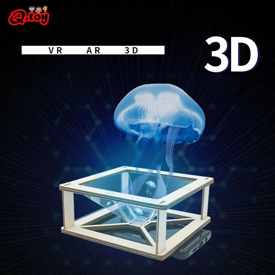 DIY 3D Projector Science Toys Tecnologia STEM Kit Experimental Tool Teaching Aids for Kids Learning Educational School Supply