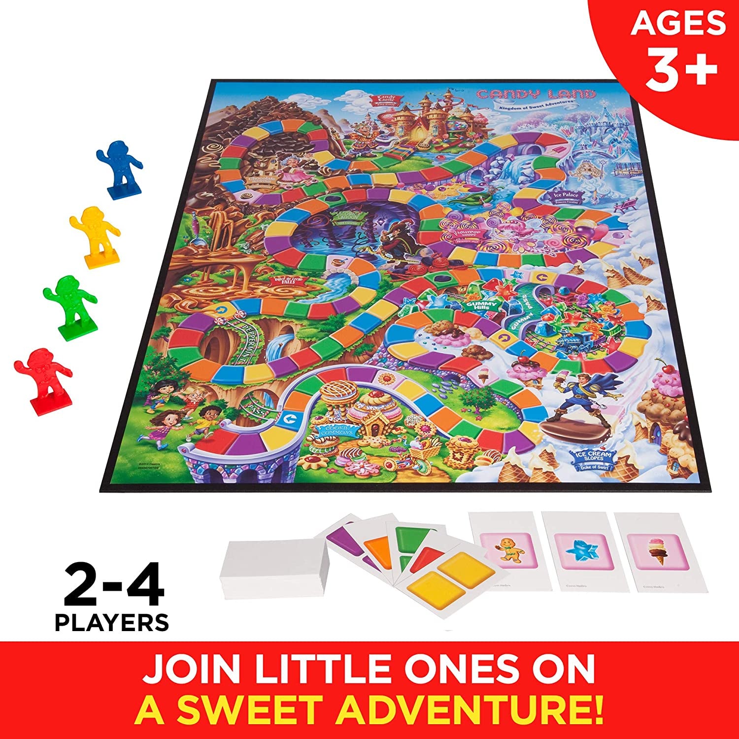 Candy Land Kingdom of Sweet Adventures Board Game for Kids Ages 3 & up (Amazon Exclusive)