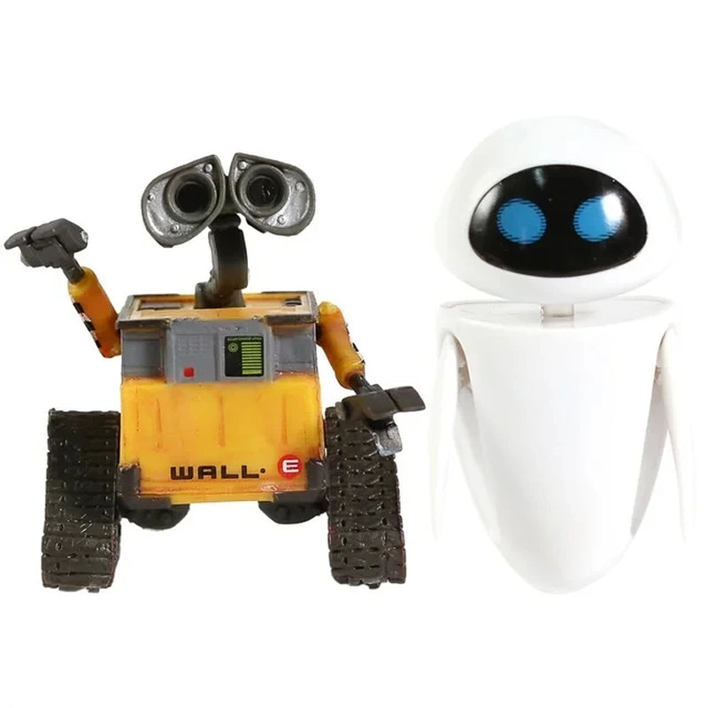 Wall-E Robot Wall E & EVE PVC Action Figure Collection Model Toys Dolls 6Cm/10Cm for Children Christmas Gift