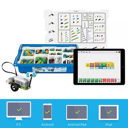 NEW Wedo 2.0 Core Set Robotics STEAM Boxed Kit Compatible with 45300 We-Do Building Blocks DIY Educational Toys Christmas Gifts
