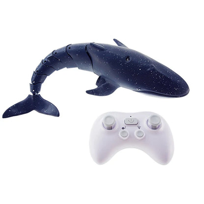 Smart Rc Shark Whale Spray Water Toy Remote Controlled Boat Ship Submarine Robots Fish Electric Toys for Kids Boys Baby Children